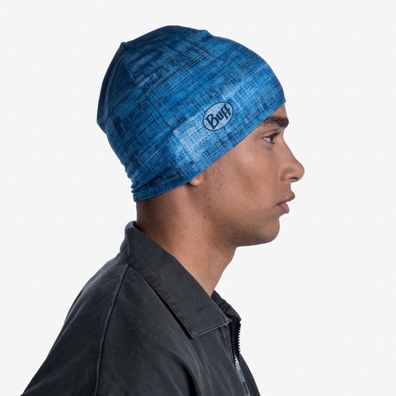 Двухслойная полиэстровая шапка Buff Hat reversible polyester Synaes Blue Фото 2