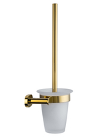 Туалетный ершик в комплекте WONZON & WOGHAND FIRST, Глянцевое золото (WW-8429-LG)