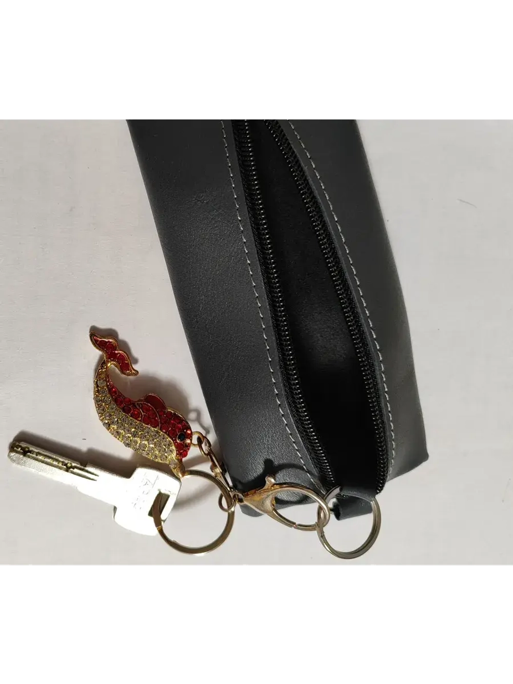 Ключница карманная из натуральной кожи