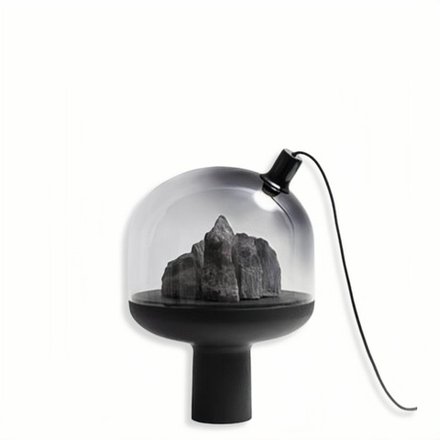 Table design lamp Sensibilites noir by GGSV