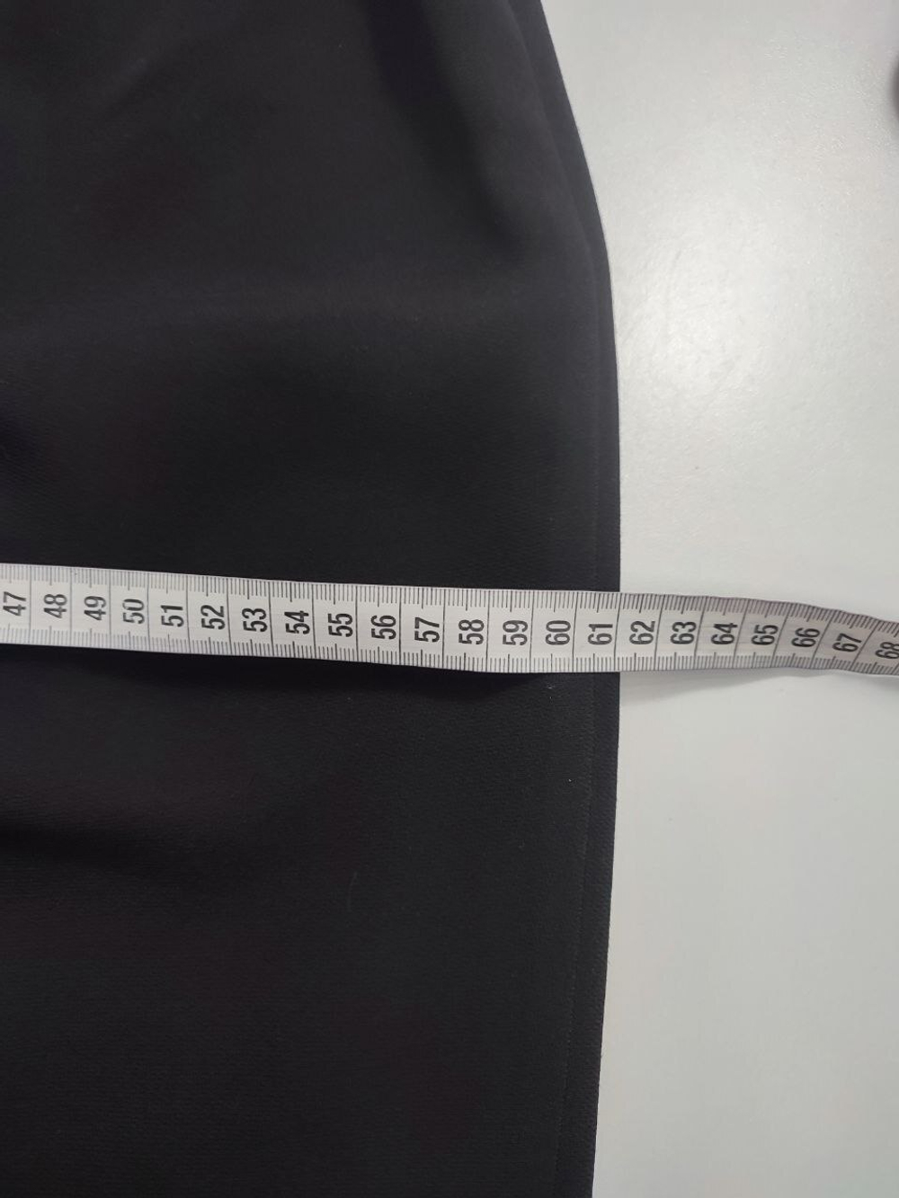 Юбка базовая черная 56 размер
