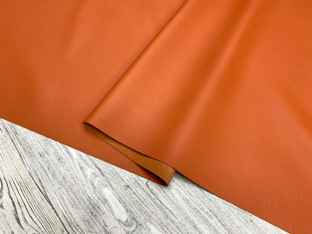 Elliot Russet Orange (1,3-1,5 мм), цв. Оранжевый, натуральная кожа