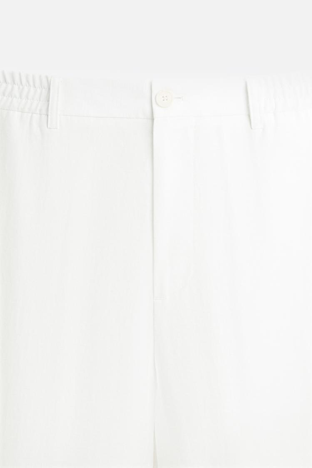 ZARA БРЮКИ ИЗ СМЕСОВОГО ЛИОЦЕЛЛА, БЕЛЫЙ