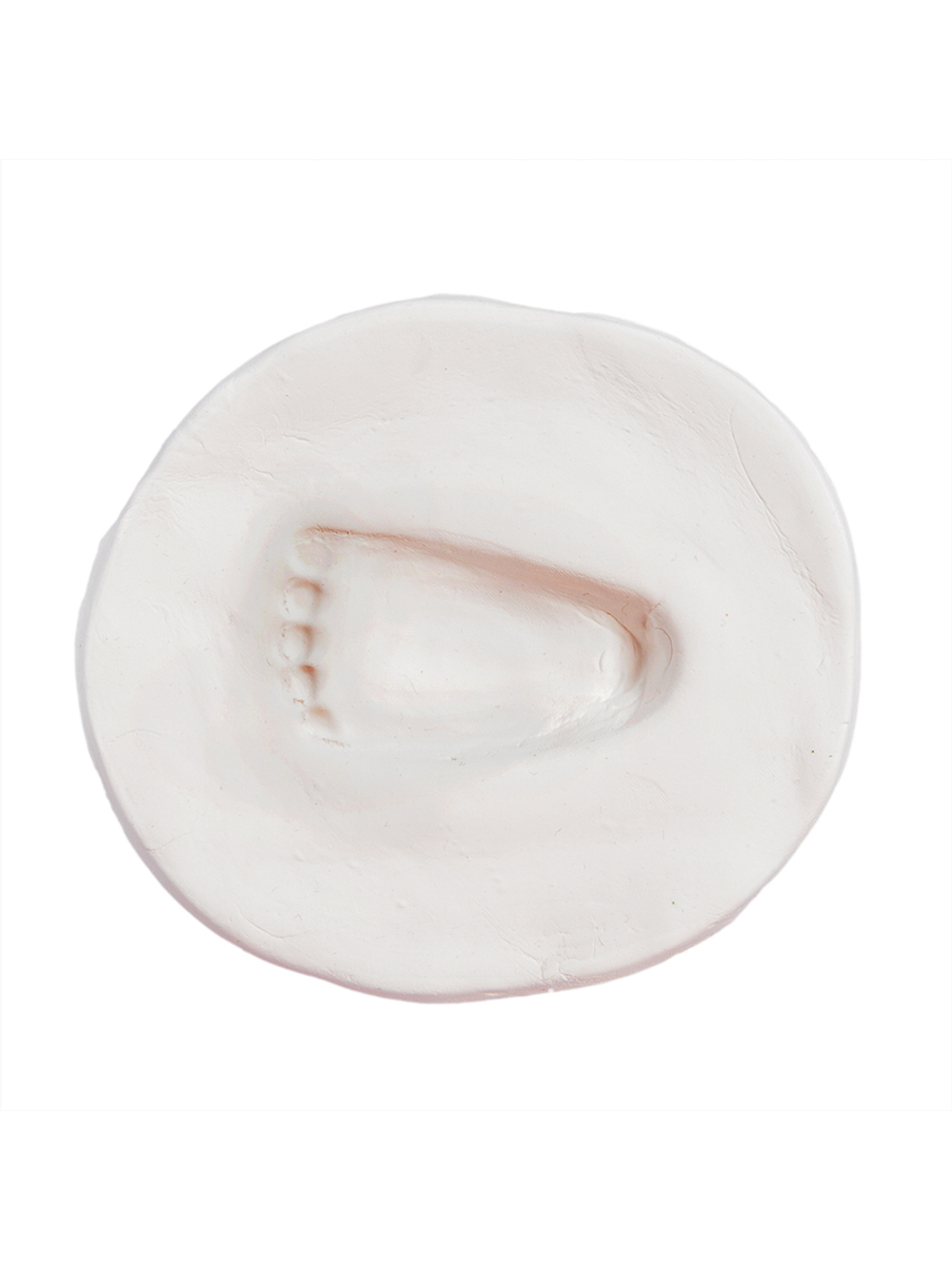 Набор Лапочка Слепки ножек и ручек вашего малыша двойная корич рамка со стеклом