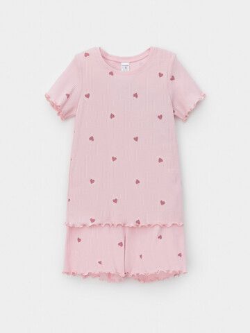 пижама  для девочки  К 1652/холодный розовый,милые сердечки