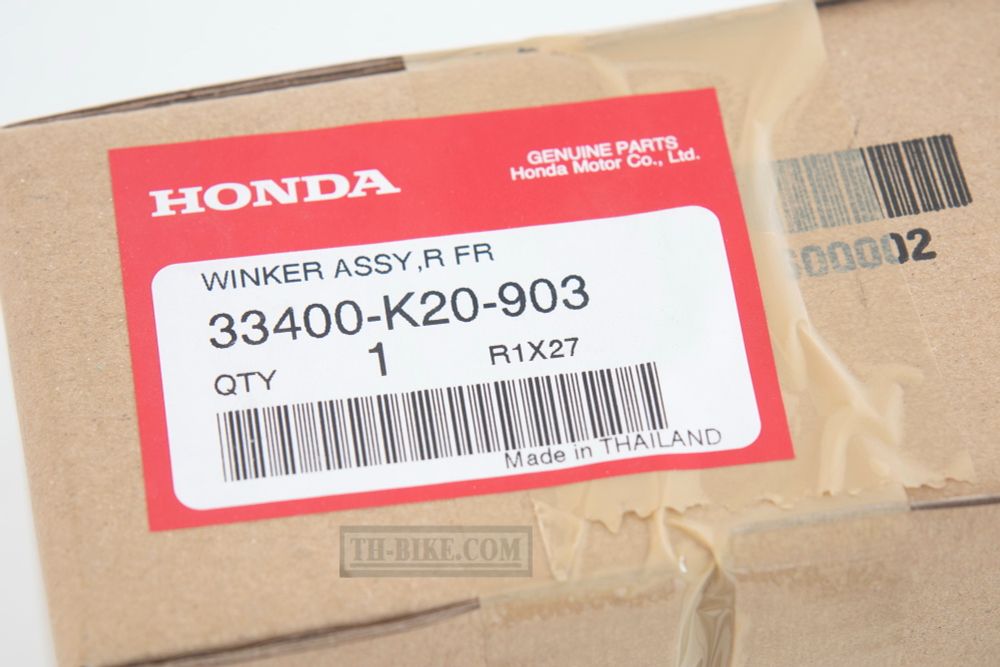 33400-K20-902. WINKER ASSY., R. FR. (12V 10W). OEM. Honda Zoomer-x