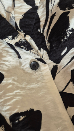 Рубашка "Бело-черный принт"