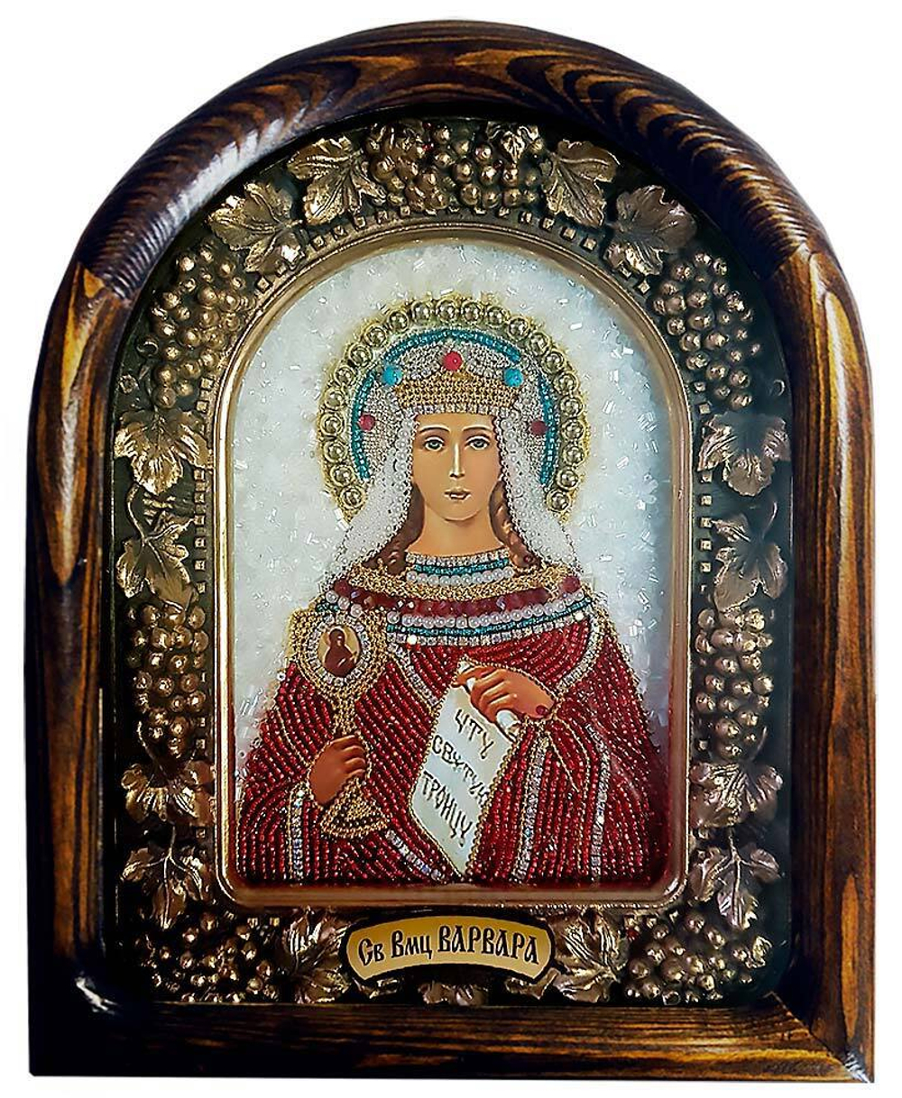 Святая Великомученица Варвара жемчуг