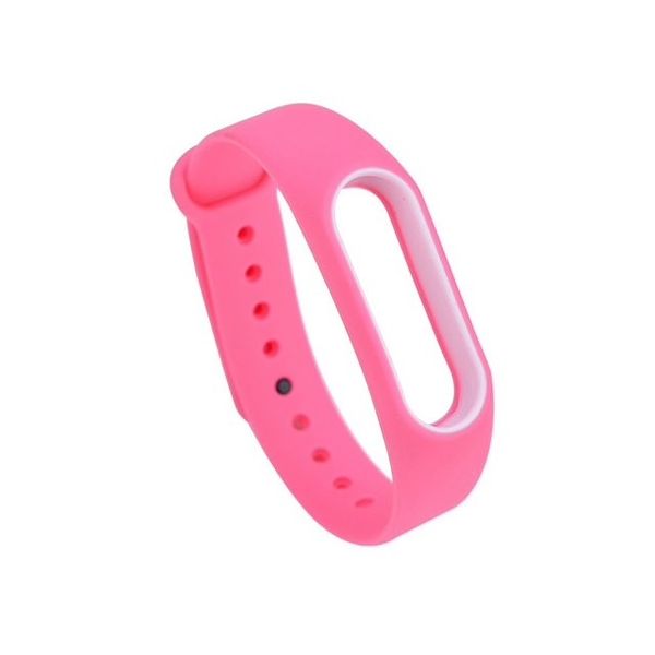 Силиконовый ремешок для Xiaomi Mi Band 4 (Розовый)