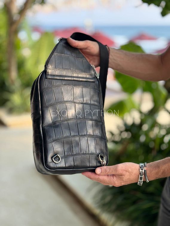 Мужская сумка из крокодила BG-509