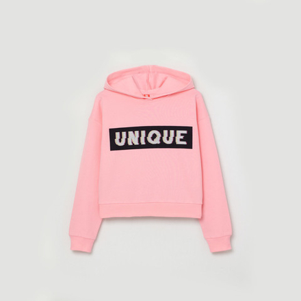 Толстовка модель "худи" для девочки