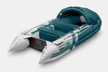 Надувная лодка GLADIATOR C330AL морской зеленый-белый