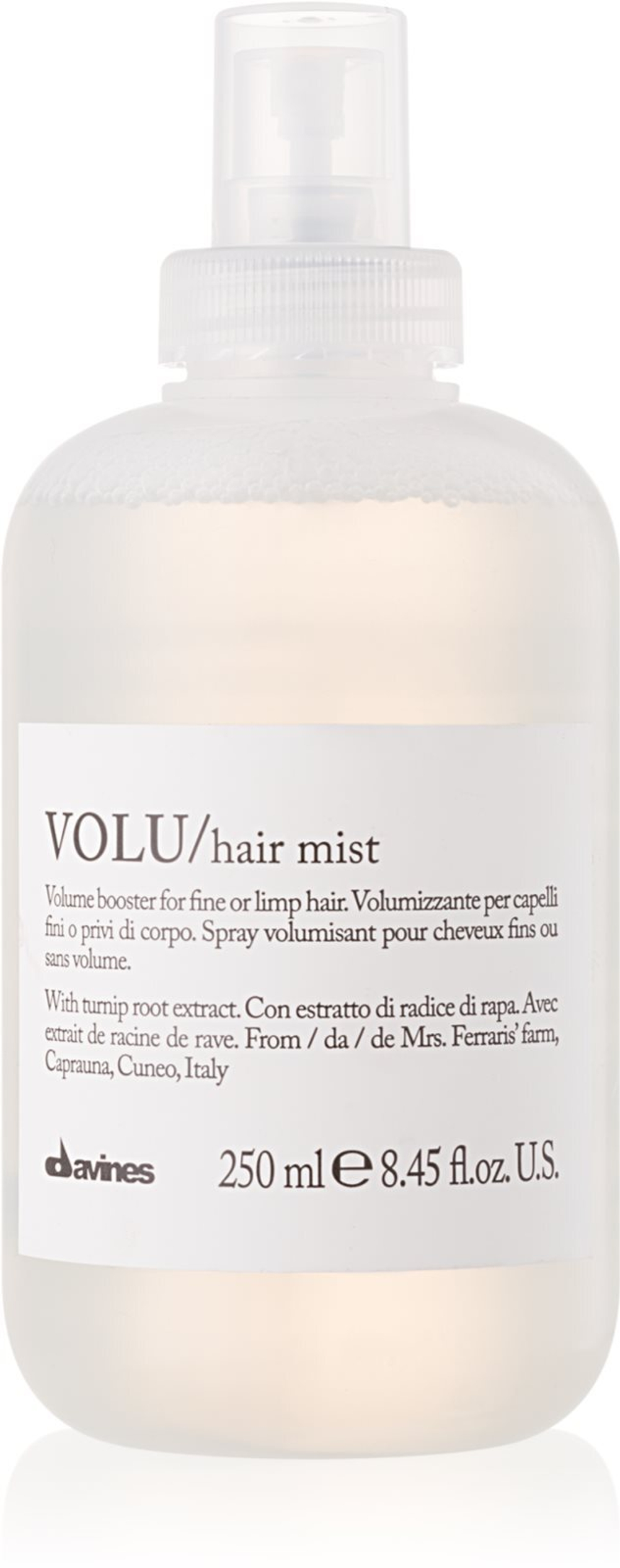 Davines Volu - спрей для придания объема тонким волосам /   250  ml  / GTIN 8004608242543