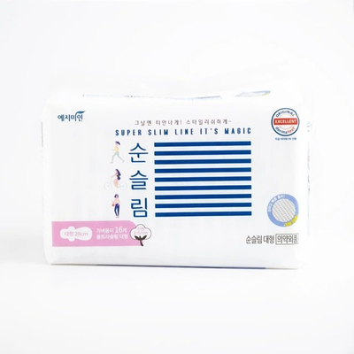 Тонкие гигиенические прокладки с покрытием Cotton Touch, длинные 16 шт