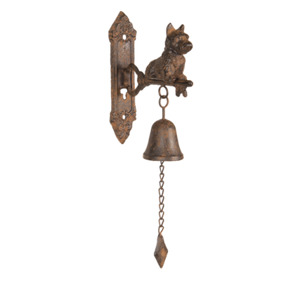 Декор подвесной "Колокол-Собака" 6х16х38см