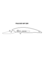 Воблер для рыбалки POACHER 90F DDR-029 12 г., плавающий