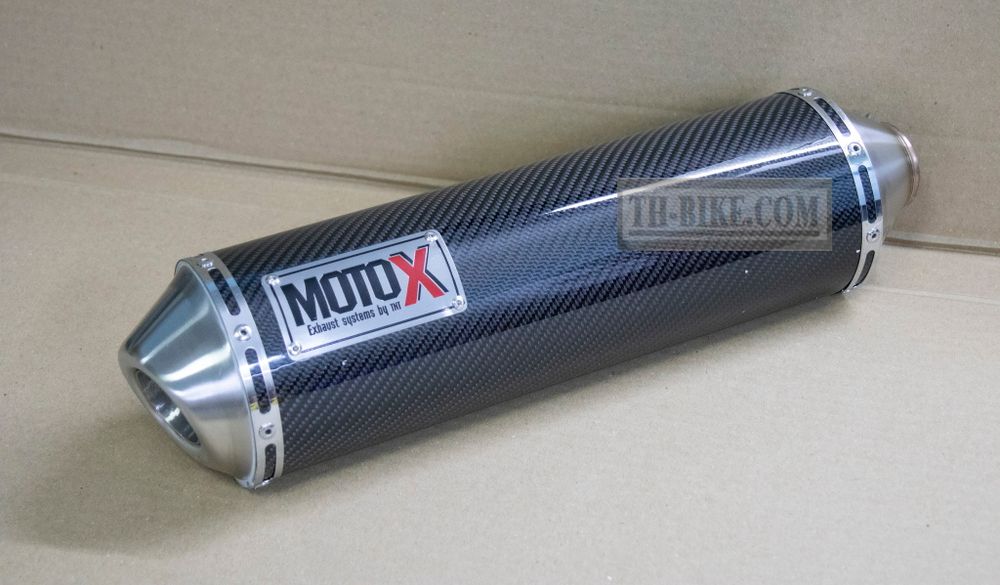 Full Exhaust System for Honda CRF250L-M-Rally (2012-2020). Made in Thailand. MOTO-X V.1 Carbon