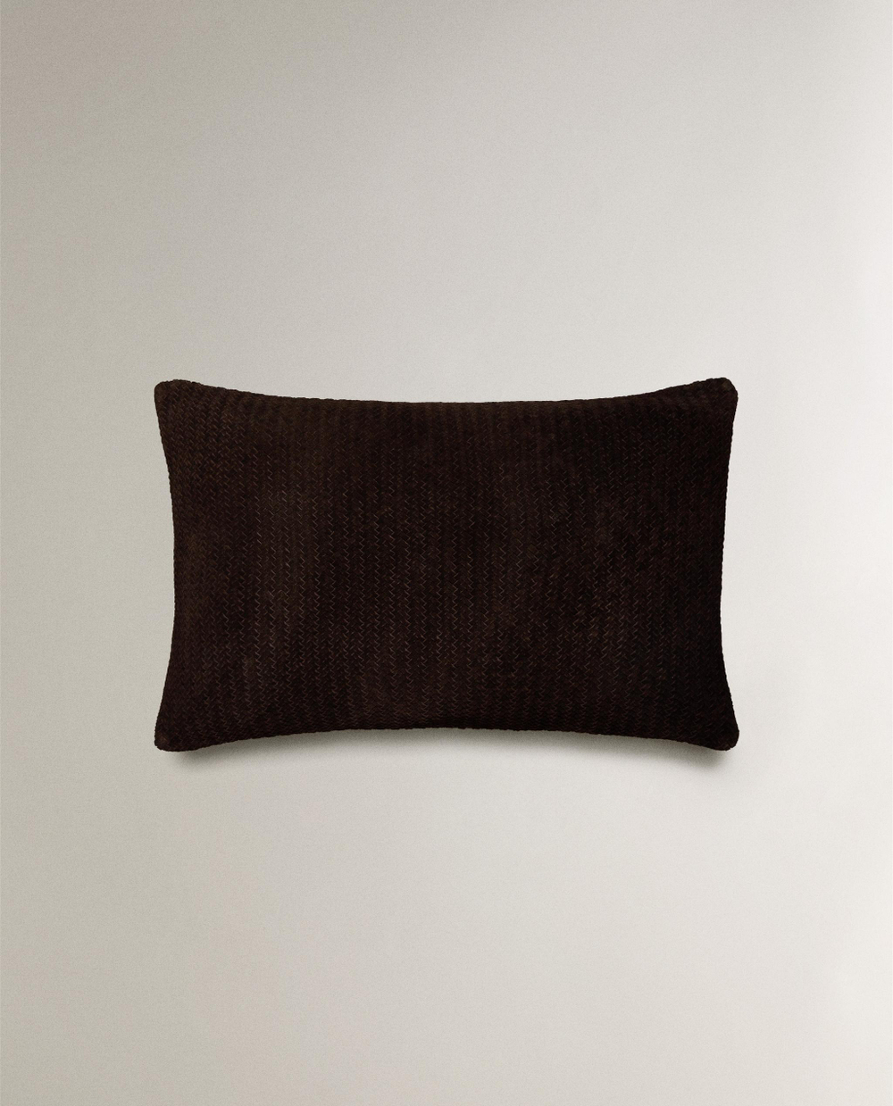 Zara Home наволочка декоративная из хлопка, коричневый, 40x60 см · 6334/008