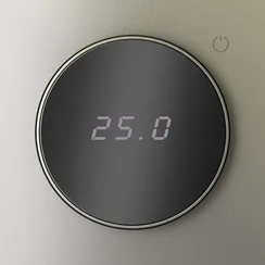 Терморегулятор электронный VOLTUM S70 с индикацией и датчиком, для теплого пола, (шелк) vls070104