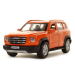 Модель ин. мет. "Haval Dargo" 12см, дв, багаж, терракотовый, в коробка DARGO-12-TK (Технопарк)