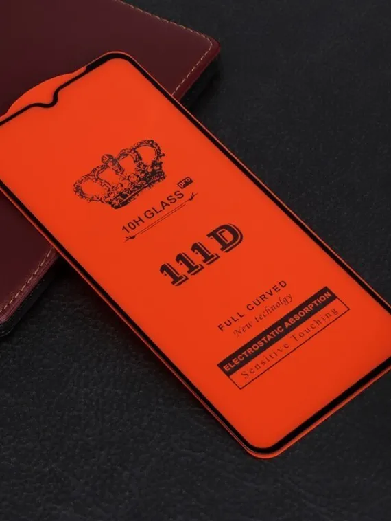 Защитное стекло 2.5D TFN для Samsung A02S, полный клей, черное