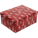 Коробка подарочная «Веселые елочки» 33*25,5*14,5 см