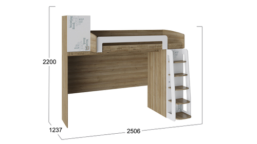 Кровать-чердак «Оксфорд»