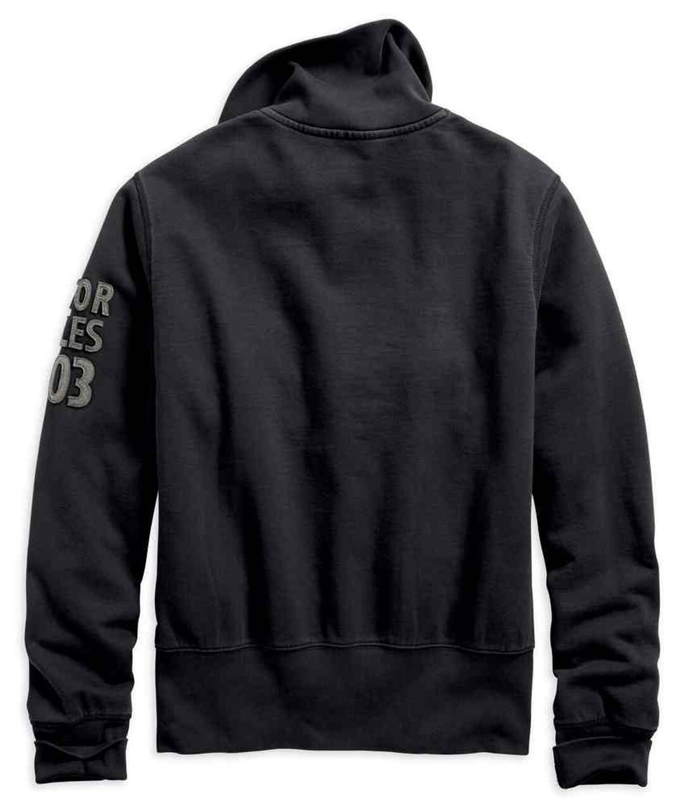 Пуловер Felt Letter 1/4-Zip Slim Fit Pullover Harley-Davidson