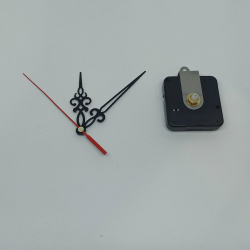 Часовой механизм, шток 12 мм, со стрелками №01 (1уп = 5шт)