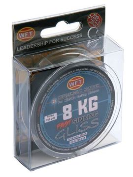 Леска плетёная WFT KG GLISS SINKING Black 150 м, 0,14 мм