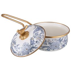 КОВШ LEFARD ЭМАЛИРОВАННЫЙ, СЕРИЯ ROYAL GARDEN 14СМ/0,9Л, ДЛИНА=31СМ ПОДХОДИТ ДЛЯ ИНДУКЦИОН