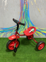 Велосипед детский ЛУЧИК МАЛЮТ 4 3-х колесный, красный (колеса EVA 10/8 дюймов) арт. ЛМ4К