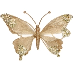 Украшение новогоднее «Бабочка - Изящный полет» 24.5*9*17 см, Шампань