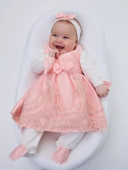 платье для новорожденной на выписку