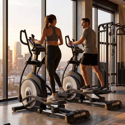 Эллиптический тренажер UNIX Fit E-1100 (LED) PRO