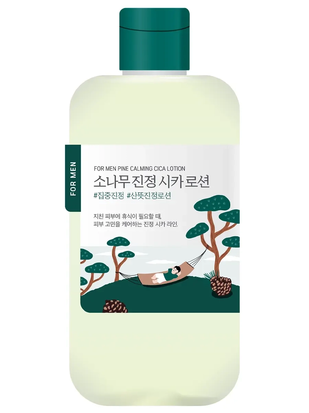 Round Lab Мужской успокаивающий лосьон с экстрактами сосны и центеллы For Men Pine Calming Cica Lotion 200 мл