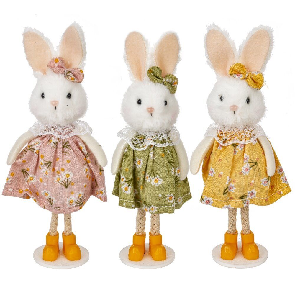 GAEM Фигурка декоративная "Зайка" (блок 6шт), L5 W3 H15 см, 3в.