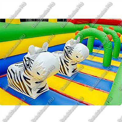 Коммерческий надувной батут "Яркие выходные" 6*5*2,8 м