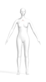 3D аватар манекена Моника