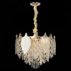 Citilux Darby CL309252 Люстра хрустальная подвесная Золото