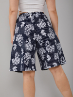 Юбка-шорты Ю-004/тсиний-ветки