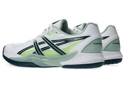 Мужские кроссовки для бадминтона/сквоша Asics Powerbreak FF - white/tranquil teal