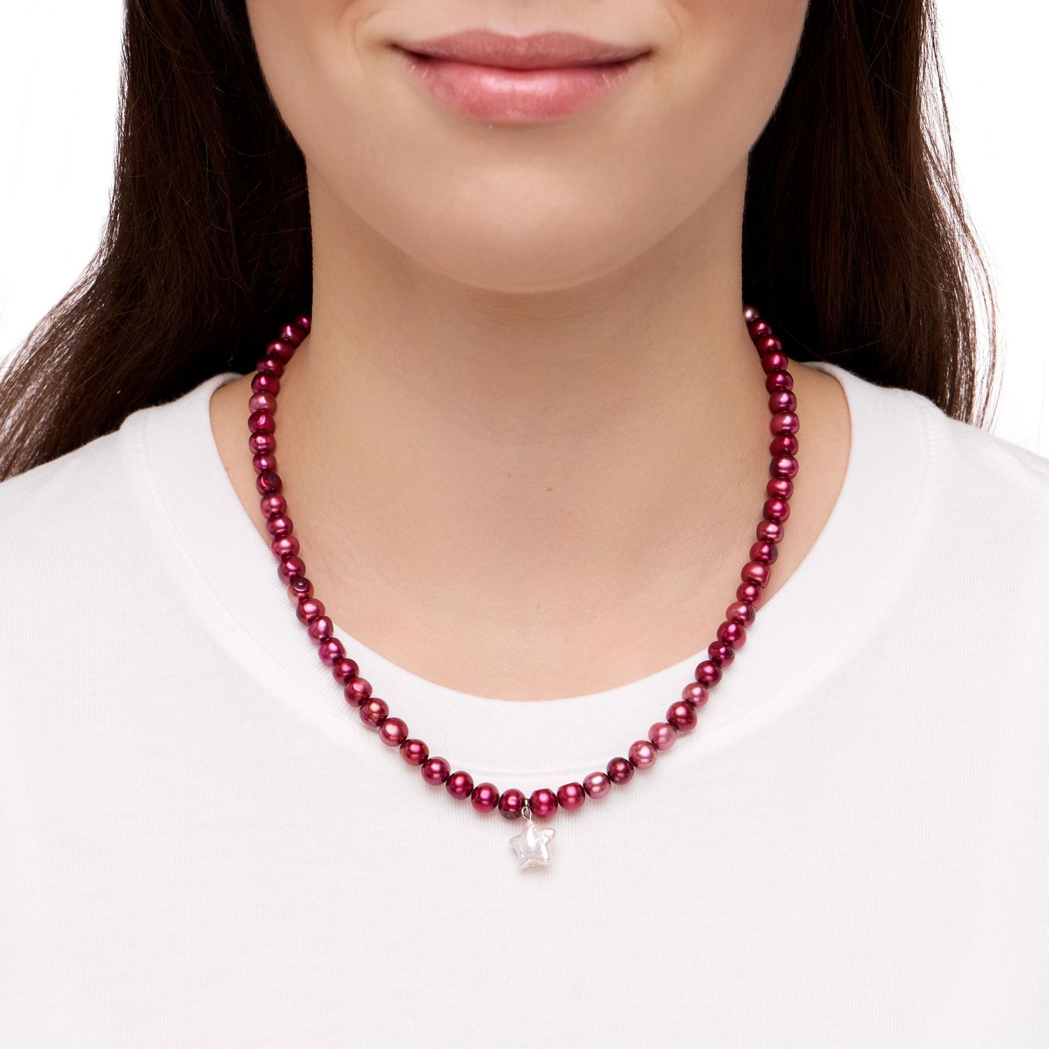 Колье Rubied Starry Pearl Necklace