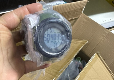 Часы skmei сумей тонкий олива