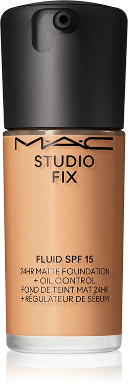 MAC Cosmetics Studio Fix Fluid SPF 15 24HR Matte Foundation + Oil Control - Тональная основа матирующая SPF 15 оттенок NC37, 30 ml