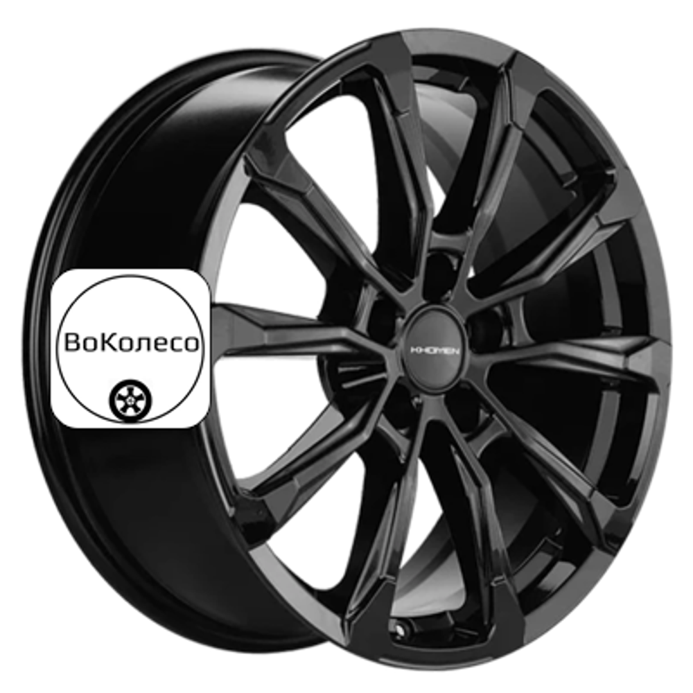 7,5x18/5x114,3 ET40 D64,1 KHW1808 (Haval F7/F7x) Black Khomen Wheels
