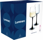 Набор бокалов для вина 6 шт 250 мл Luminarc Contrasto P8922