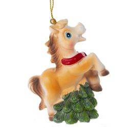 GAEM Фигурка декоративная подвесная "Лошадка", L6 W3 H8 см, 6в.