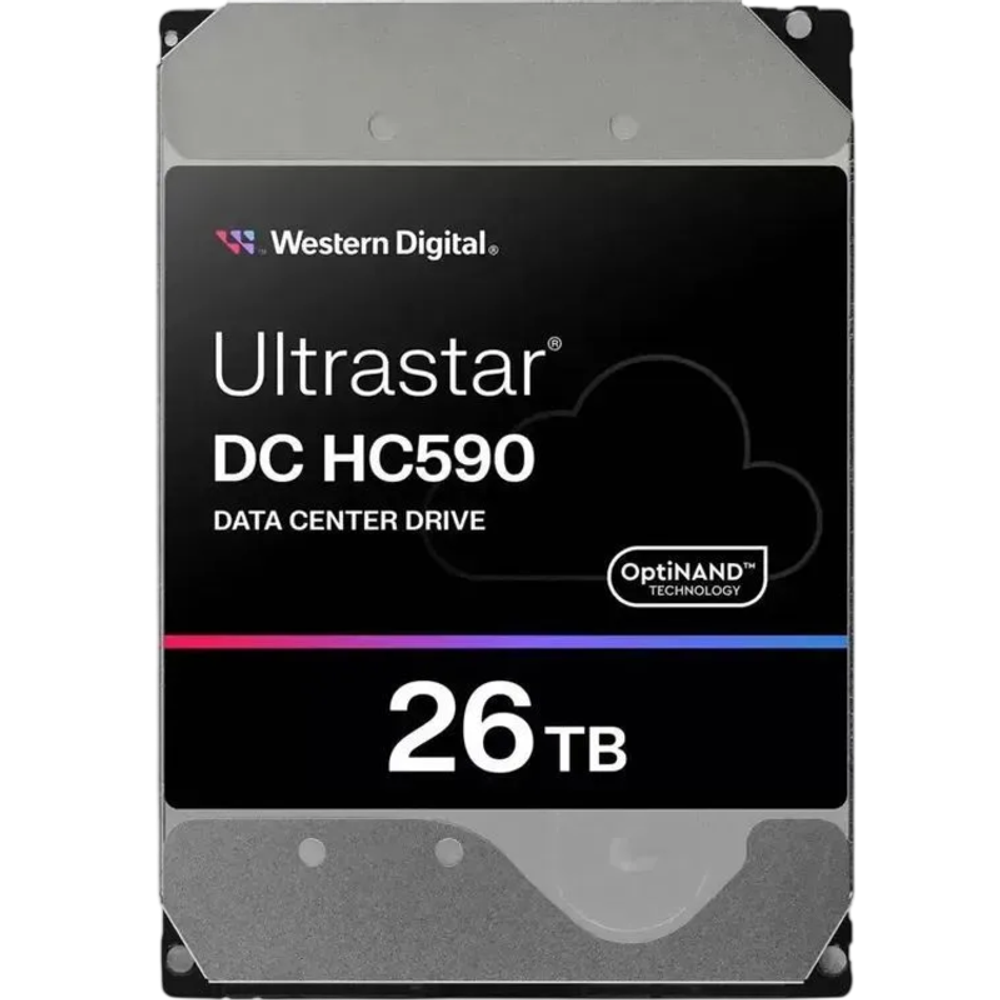 Серверный жесткий диск HDD Western Digital Server 26TB Ultrastar DC HC590 SAS 7.2K 3.5" WUH722626AL5204