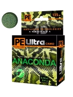 Плетеный шнур для рыбалки AQUA PE Ultra ANACONDA CAMO Desert